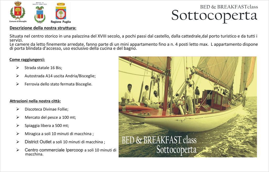 B&B Sottocoperta บิสเชลเย ภายนอก รูปภาพ